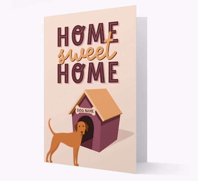 Home Sweet Home: Personalised {breedFullName} Card